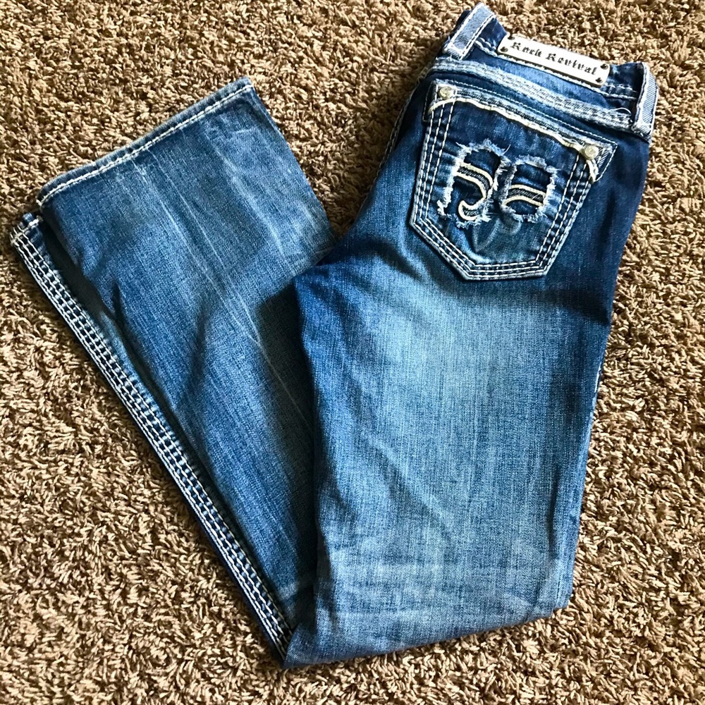 Women’s Rock Revival Bootcut Jeans Size 29